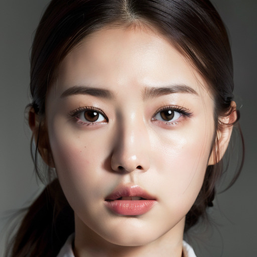 Korean Style Face Applied